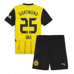 Borussia Dortmund Niklas Sule #25 Hemmakläder Barn 2024-25 Kortärmad (+ Korta byxor)